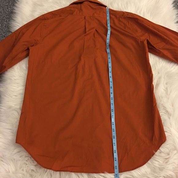 Men’s | Burnt orange | dress shirt - Picture 8 of 12